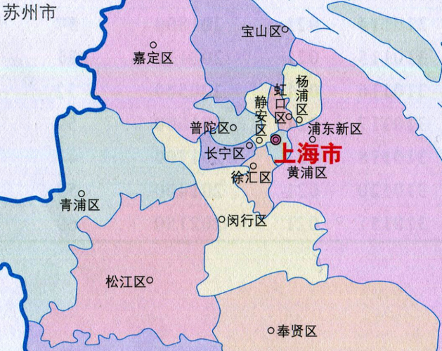 上海区域划分