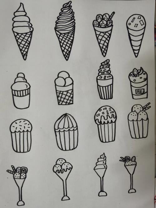 冰淇淋图片简笔画