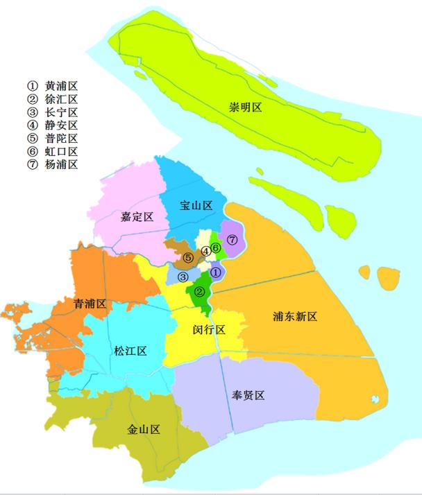 上海行政地图的相关图片