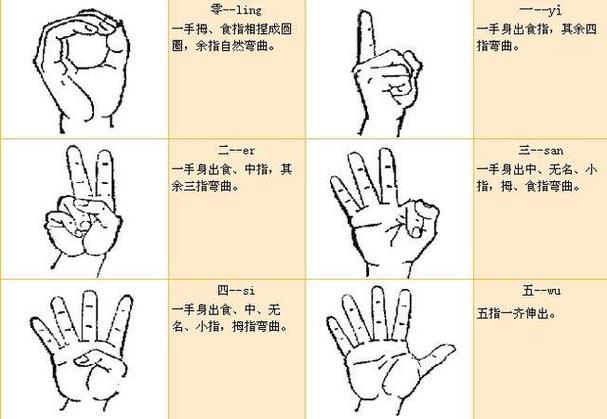 手势符号大全复制的相关图片