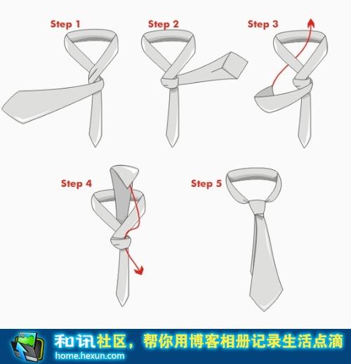 打领带的方法的相关图片