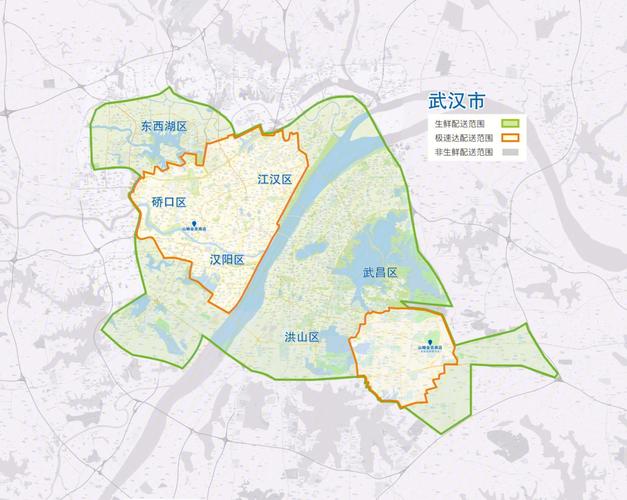 武汉分为哪几个区的相关图片